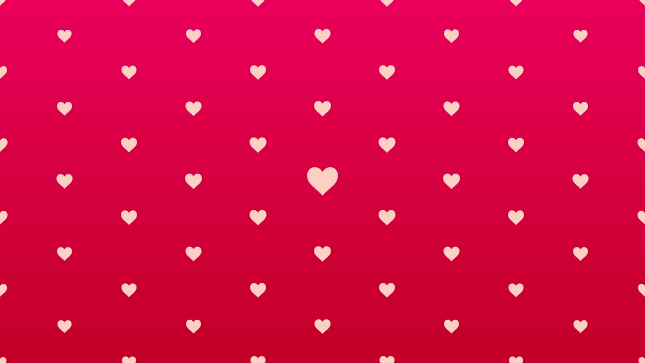 día de san valentín fondo brillante animación corazón romántico 67