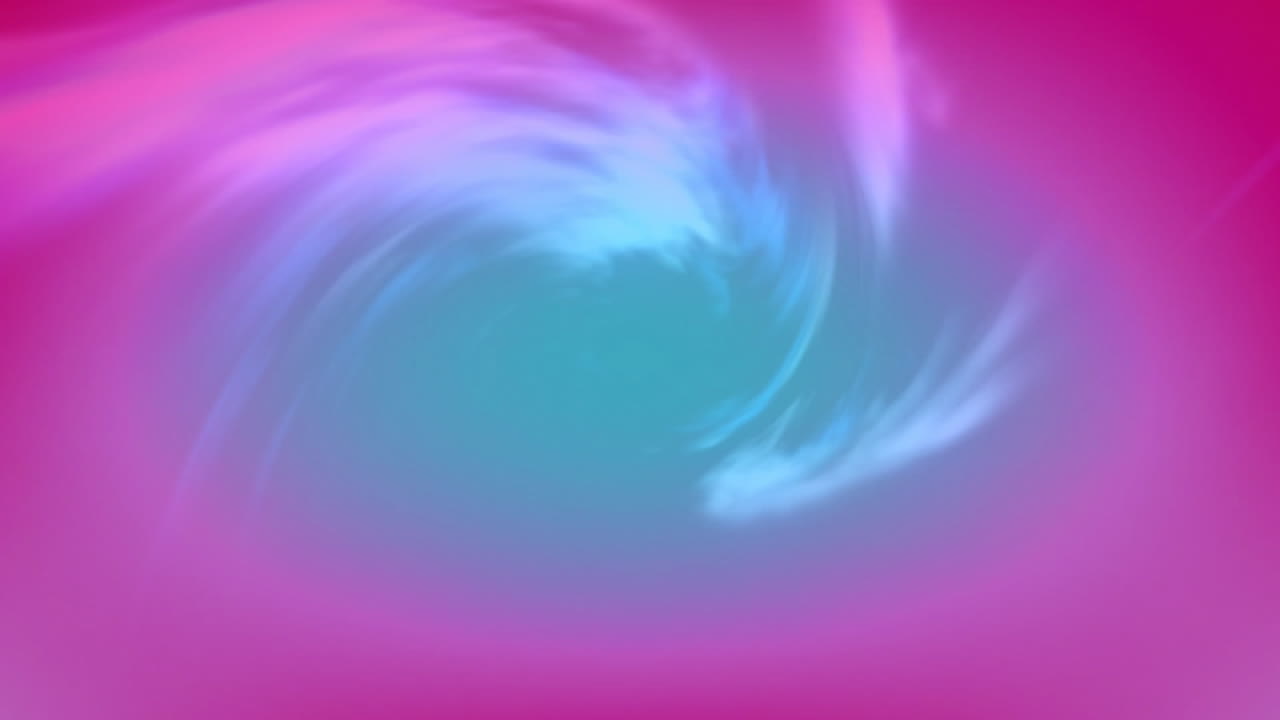 Swirling blue and pink abstract animation with gradient background