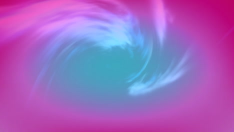 swirling blue and pink abstract animation with gradient background