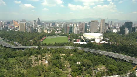 Campo-Marte-Orbital-Aéreo-En-La-Ciudad-De-México.