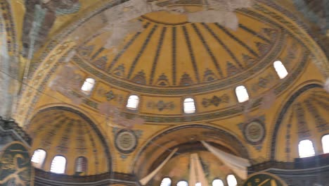 hagia sophia indoor. interior of hagia sophia in istanbul, cathedral and mosque