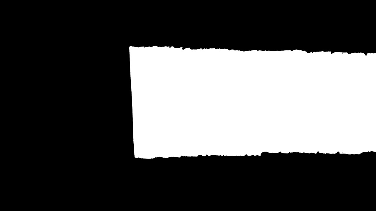 Black to White Screen Wipe Transition
