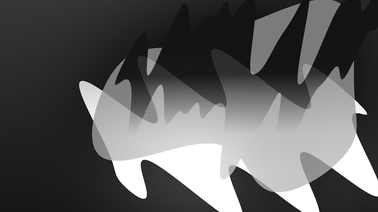 Abstract Black and White Shapes