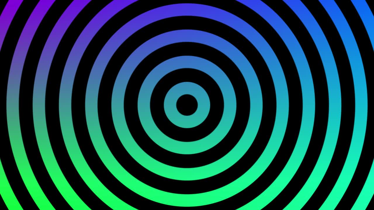 Abstract pattern of circles with colorful background and seamless loop animation. Abstract background for business presentation. Seamless loop, 4k, 3d render.