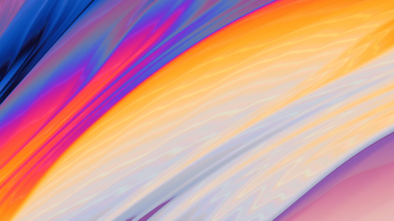 Colourful and abstract pattern moving fluid in psychedelic, trippy and ...