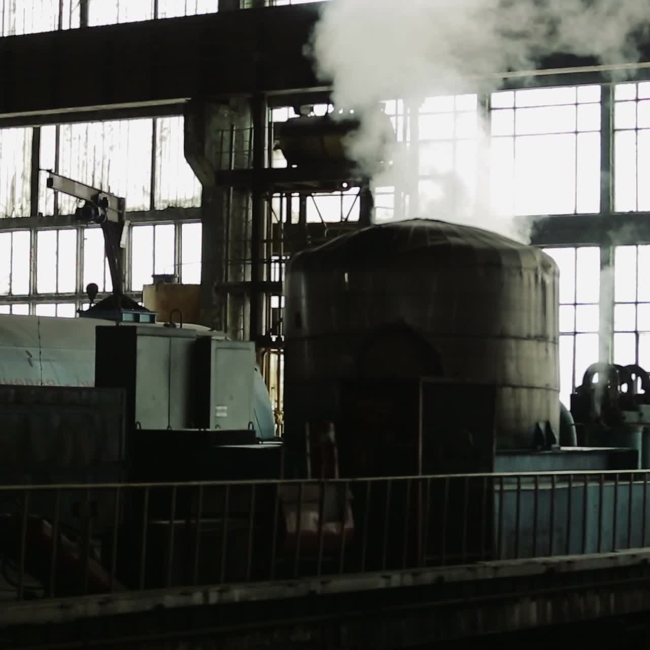 Industrial factory indoors