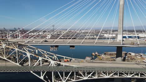 san pedro port of la and long beach bridges