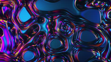 arte líquido iridescente abstracto