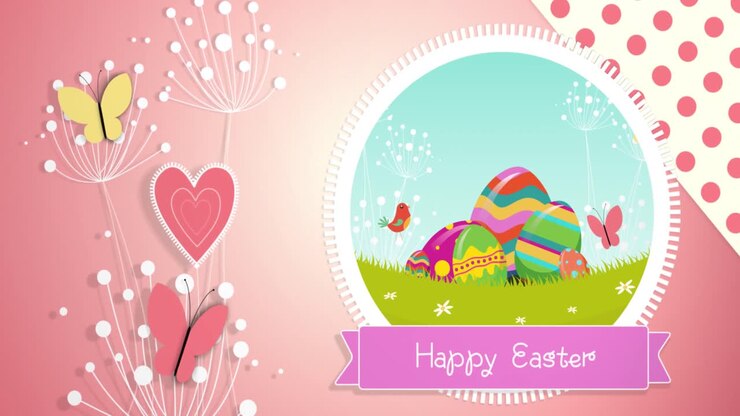 Cute Easter Animation 4k