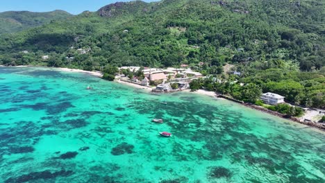 anse royale beach at mahe island in victoria seychelles