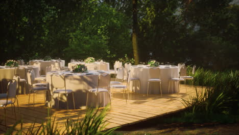 Street-cafe-with-empty-tables-and-chairs