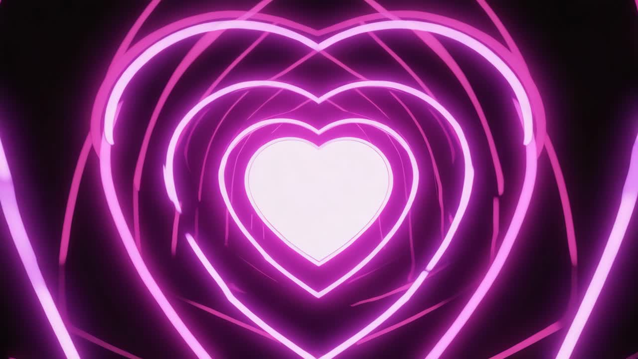 네온 심장 터널