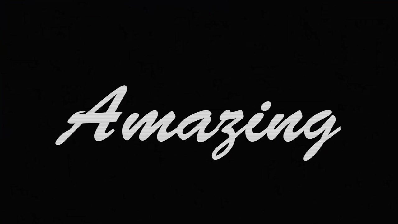 Amazing text animation message motion graphics