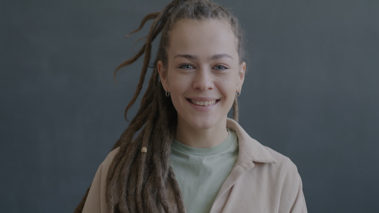 Woman making an ok sign