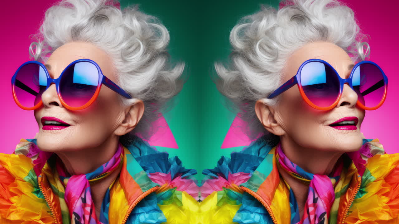 generado por una abuela de edad avanzada