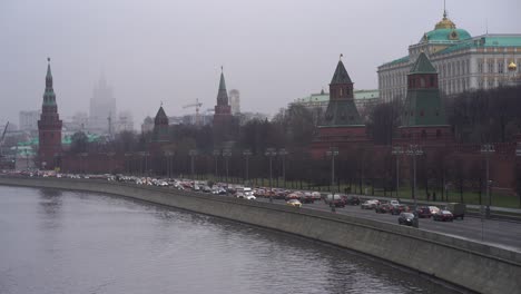 moscow downtown in day
