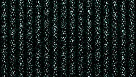 abstract particle 3d virtual isometric square lighting moving, technology network digital data transfer concept, glowing on black background seamless looping animation 4k with matte alpha channel