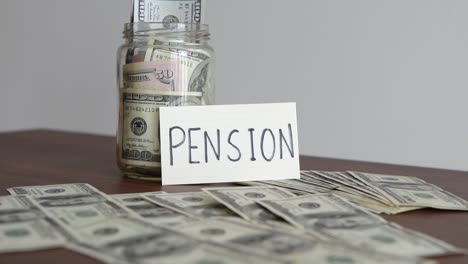 saving money for your pension fund