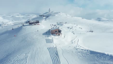 aerial view of the jahorina ski resort