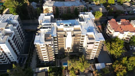 techos de edificios con piscina en la comuna de florida, región metropolitana, país chile