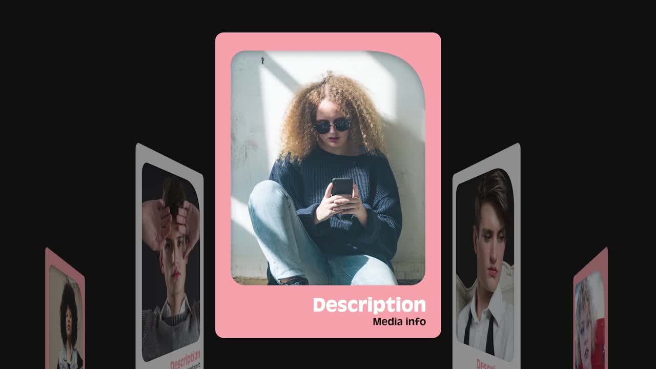 Portraits of people with different styles