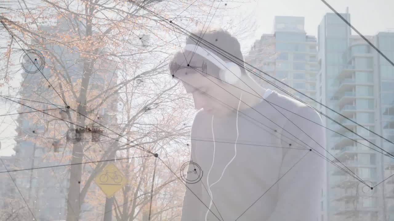 도시에서 운동을 하는 사람에 대한 연결 네트워크의 활성화