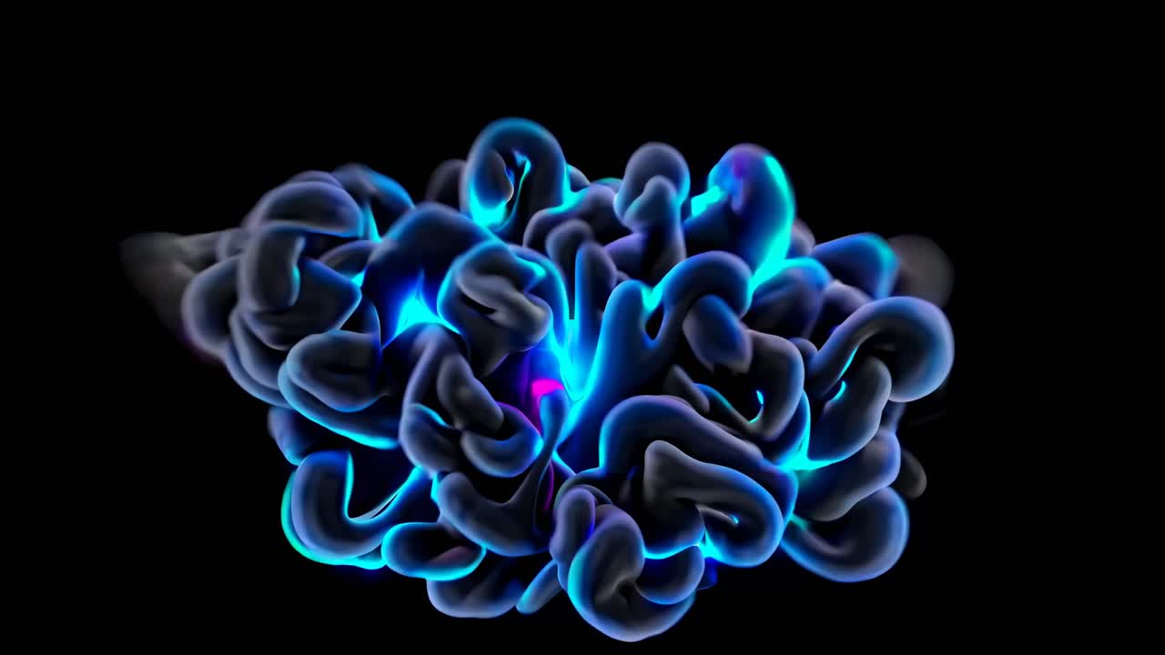 Vortice di inchiostro astratto