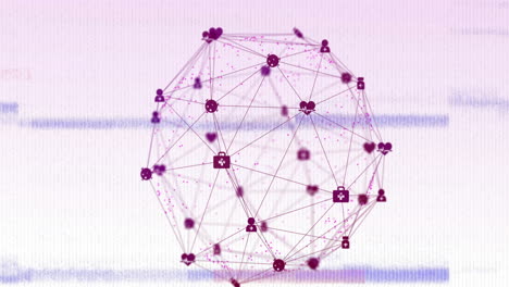 Animation-of-globe-with-networks-of-connections