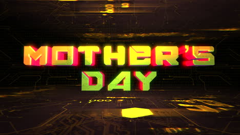 Mothers-Day-with-computer-chip-and-neon-light