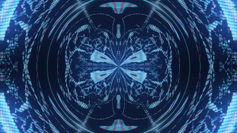 patrón de glitch de fondo abstracto y brillante azul