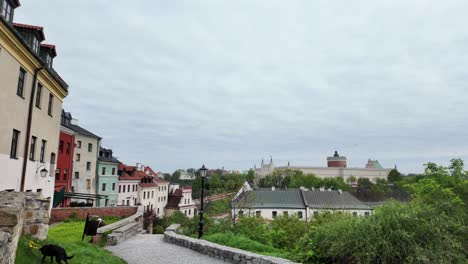 Beautiful-Landscape-Castle-Museum-And-Old-Town-Lublin-City,-Poland