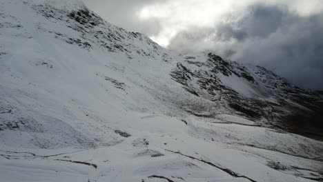 Cloudy-weather-in-Stelvio-Pass,-Italy