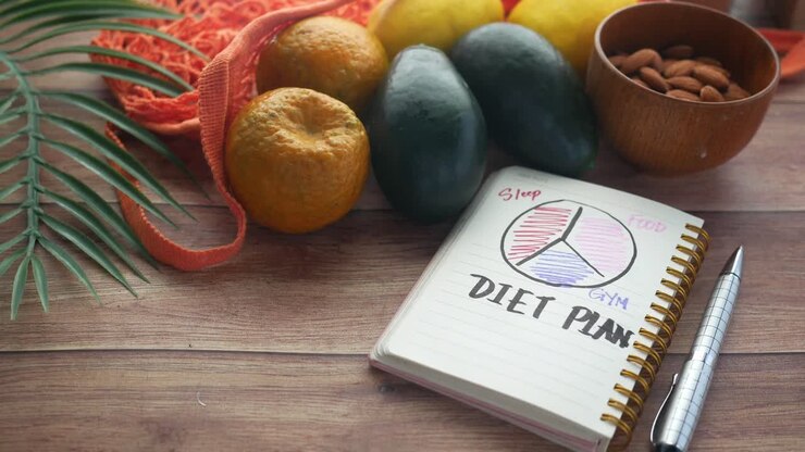 Healthy Diet Plan with Fruits and Nuts