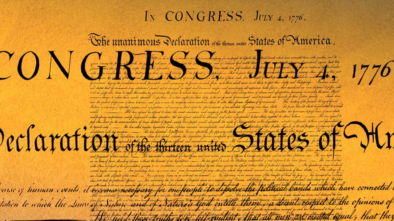 Written constitution of the United States 4k