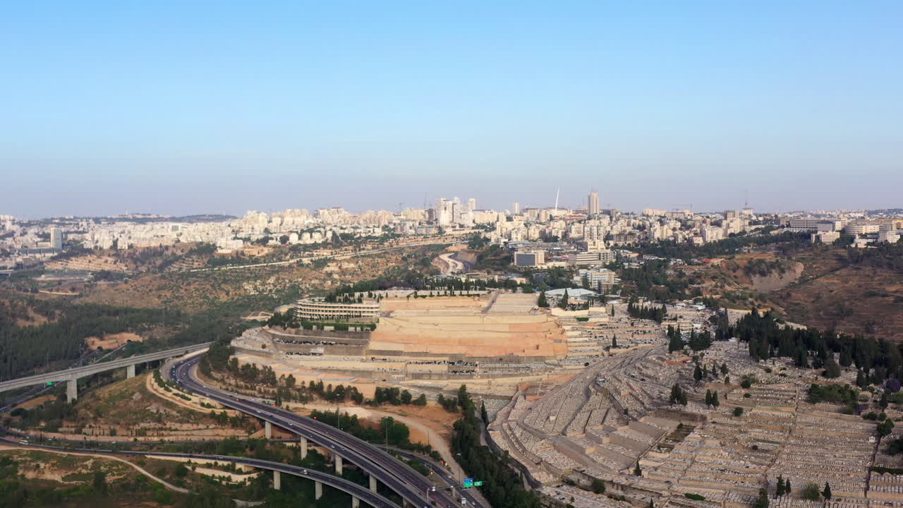 Jerusalem Main Entrance Aerial Panorama