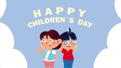 happy children's day illustration