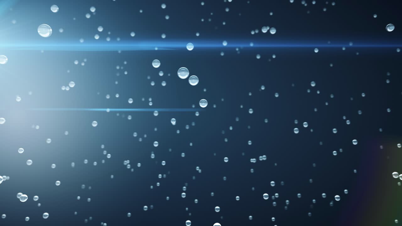 물방울과 거품 배경