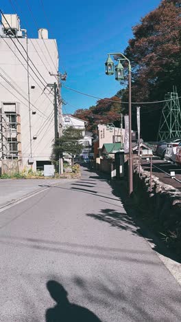 japanese town street scene