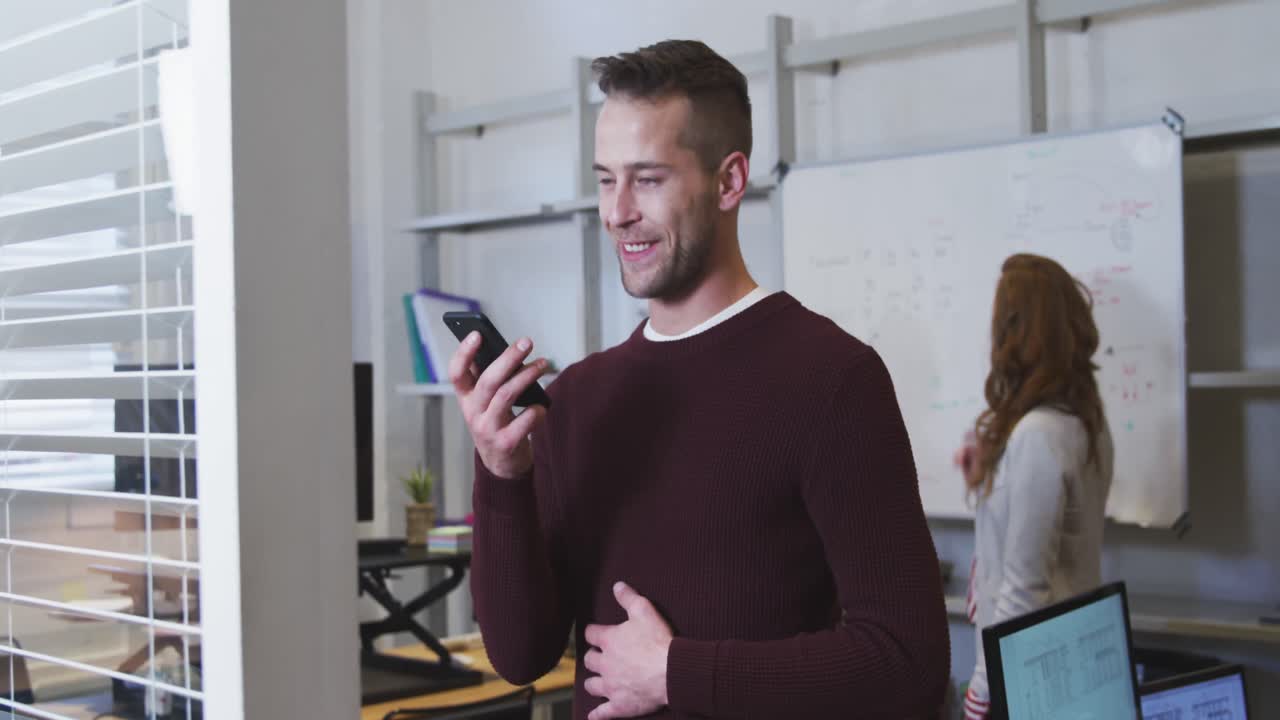 Business people working in modern office