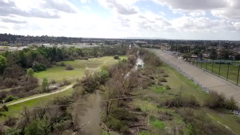 Aerial-view-of-San-Gabriel-river-bed