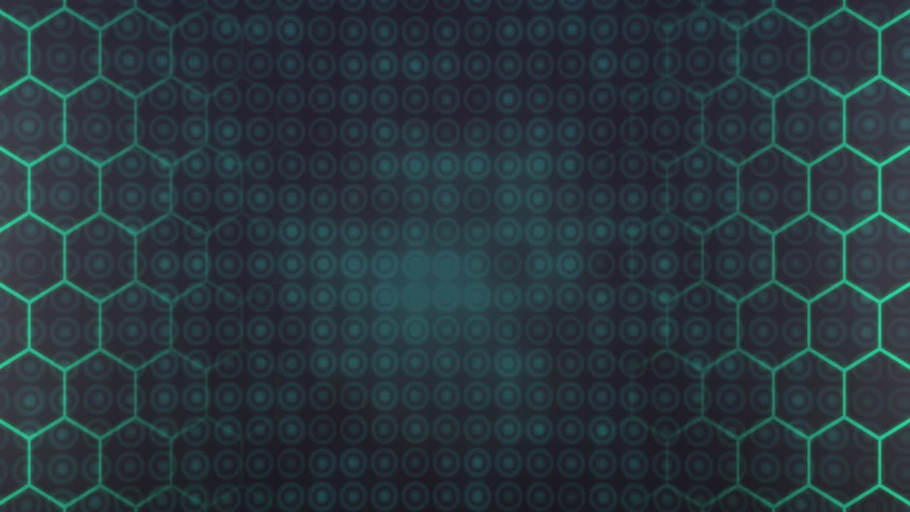 animación de patrón verde neón y fondo brillante