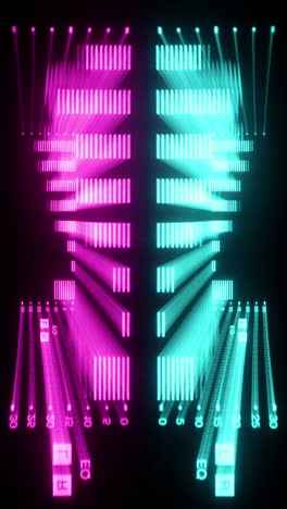 graphic equalisers in vertical format
