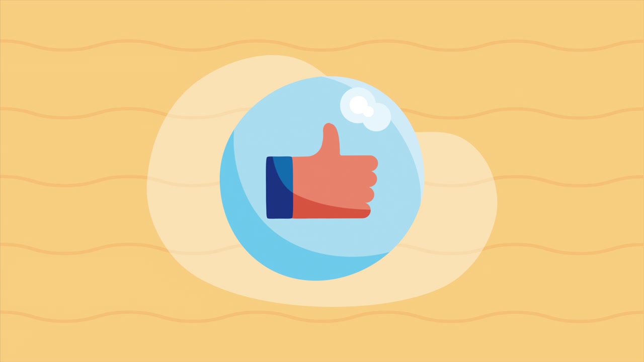 hand like thumb up animation