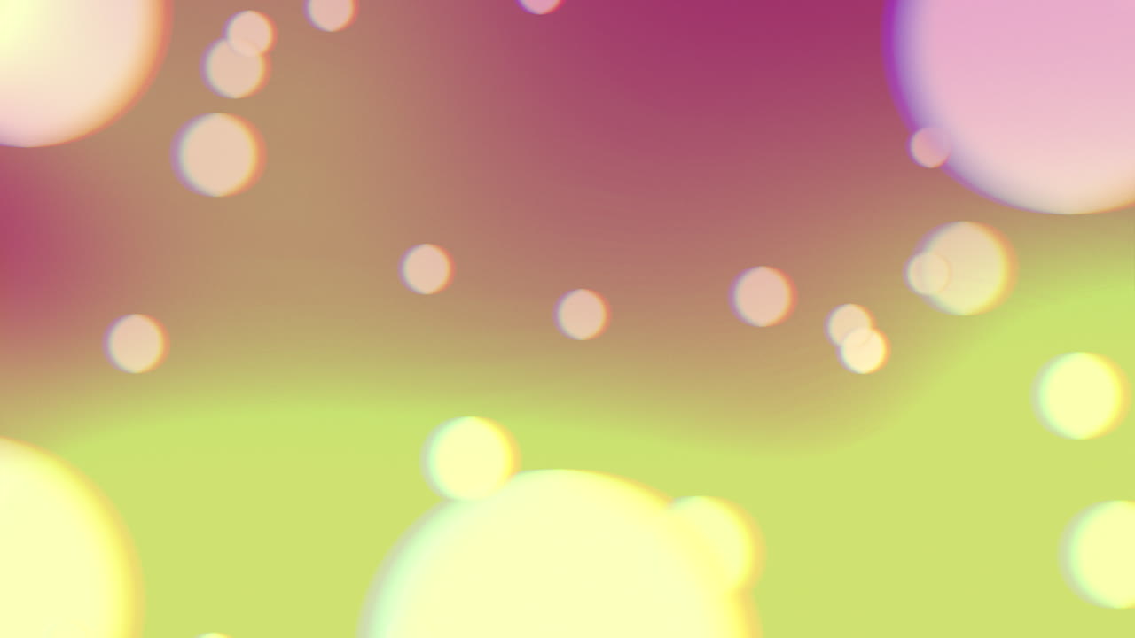 산란한 점들이 있는 노란색과  ⁇ 색의 흐릿한 배경