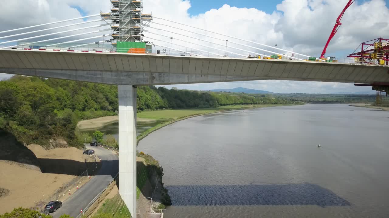 아일랜드 뉴 로스 n25 바이 패스 브리지 건설 로즈 피츠제럴드 케네디 브리지 12-5