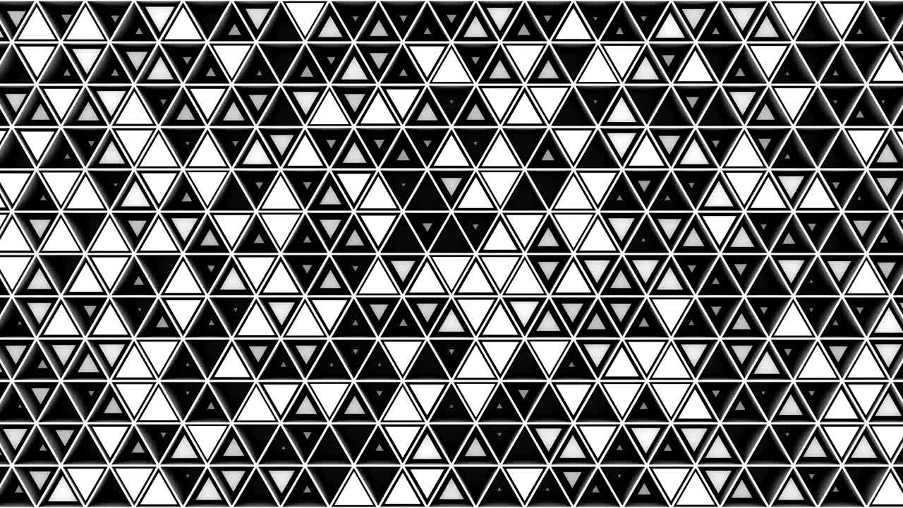 el fondo de los triángulos