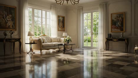 elegantly designed living room with natural lighting and classic decor showcasing a cozy atmosphere and timeless aesthetics