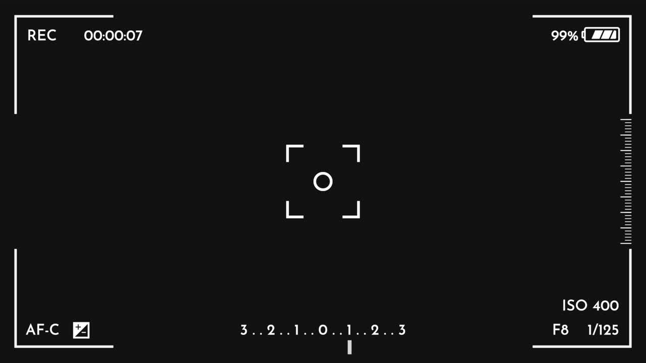 평평한 디자인의 모션 그래픽 rec 인터페이스 배경