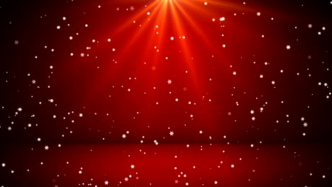 la nieve está cayendo.