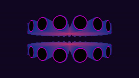 the image showcases a striking black and purple spiral design with vivid green floating circles at the center, creating a mesmerizing visual effect